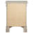 Charming Silver Champagne Nightstand