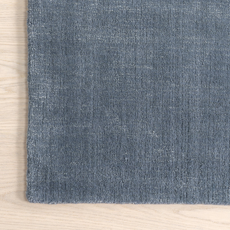 Tapis en mélange de laine moucheté Lahjar, Rectangle 8 pi 6 po x 11 pi 6 po