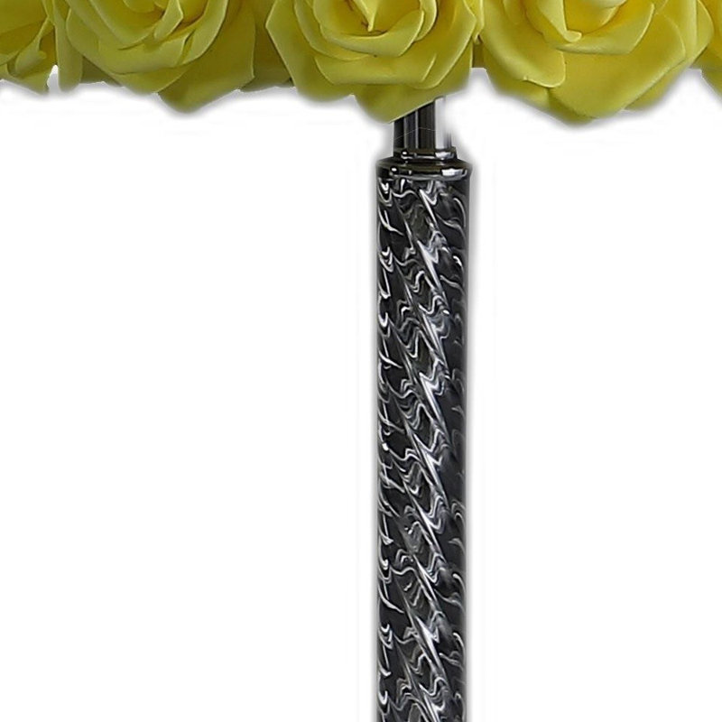 Lampe de table en acrylique / métal 18,25 "Everitt Roses Everitt, Jaune