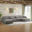 Canapé modulaire en velours côtelé Maelina -107665273-107665279