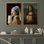 Drôle de papier toilette, chef-d'œuvre, ensemble d'art mural sur toile, parodie classique, impressions encadrées pour décor de salle de bain