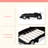 Full Size Race Car-Shaped Platform Bed With Wheels-1972805794