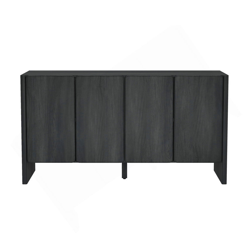 Buffet gris anthracite 60 "Linda, Gris anthracite