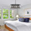 Graceyn 24" Crystal Chandelier 6 - Light Dimmable with Hanging Chain