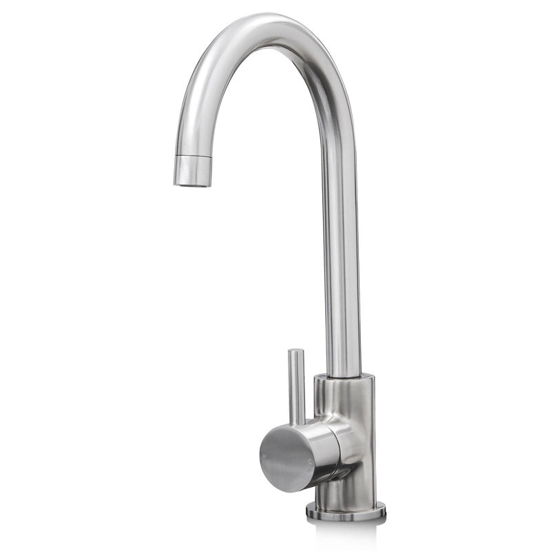 Belfry Kitchen Cortney Kitchen Faucet, Brushed Nickel