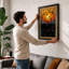 Balloon at Dawn Modern - Framed Print-1559216082-1559216086