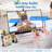 Automatic Cat Feeder With 2K Camera: 5G Wifi Automatic Dog Feeder With Night Vision, Auto Cat Food Dispenser With 7L Large Pet Food Storage Container For Multiple Pet,Detachable For Easy Clean -29 Cup
