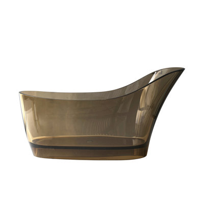 67'' x 30'' Freestanding Soaking Solid Surface Bathtub