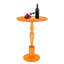 Table de bout orange avec table d'appoint en acrylique et table de bout moderne pour l'extérieur-389351220
