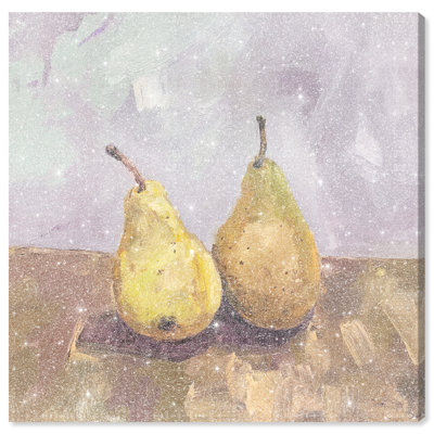 Fruity Impressions Canvas Food & Beverages Print by Oliver Gal, Black Frame, 12 x 12