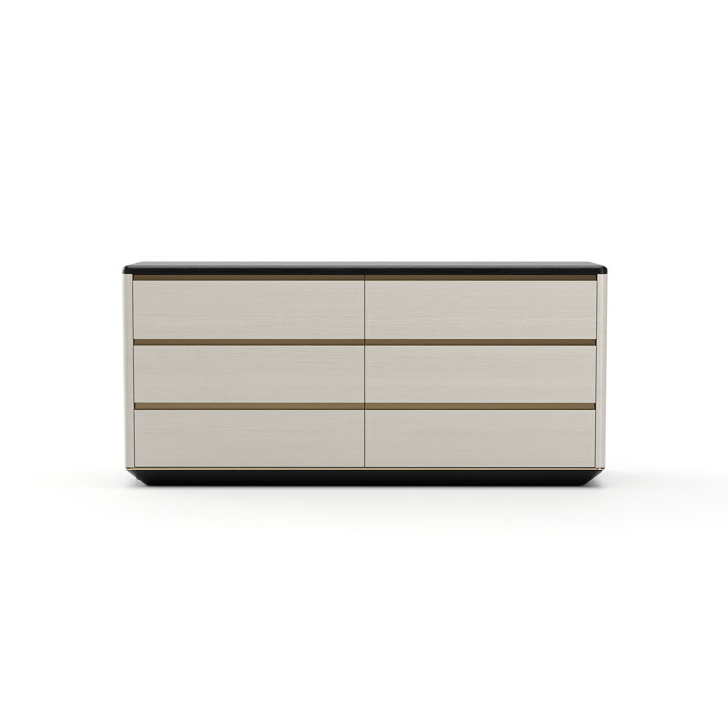 6 - Drawer Dresser, Ivory
