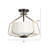 Geib Fabric Semi Flush Mount-26210069