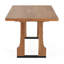 Table de salle à manger rectangulaire 63 "(couleur naturelle)-948916153