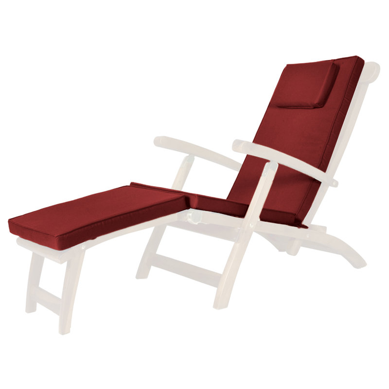 Coussin de chaise Java, Rouge