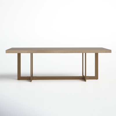 Borne Metal Base Dining Table