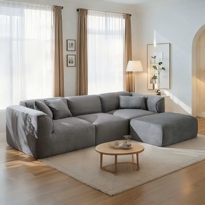 Canapé modulaire Boneless, Gris