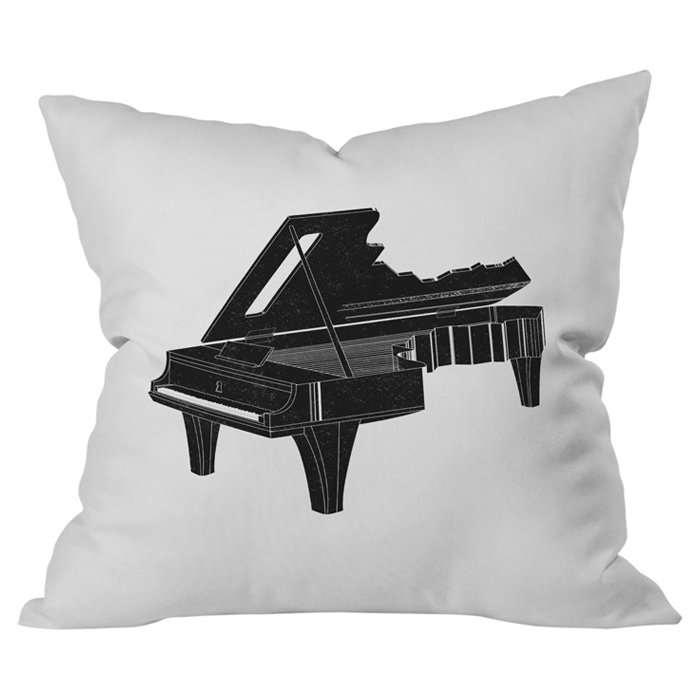 Insertion de coussin de musique pour coussins de musique pour l’extérieur, 16 po x 1 po, Blanc