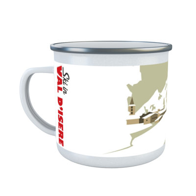 Sky Enamelware Camping Mug