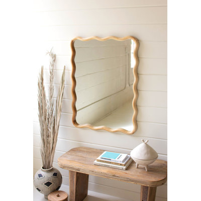  Miroir mural rectangulaire en bois