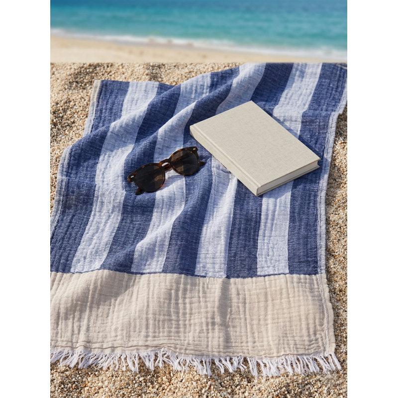 Serviette de bain Breezy, Marine