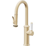 Davoli Pull-Down Prep/Bar Faucet with Squeeze Sprayer