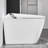 Elongated Smart Toilet With Built - In Bidet, Auto Open/Close Function, Foot Sensor, 1.28 Water Saving Flush, Led Display, Warm Air Dryer, And Heated Seat For Bathroom Luxury-125130137