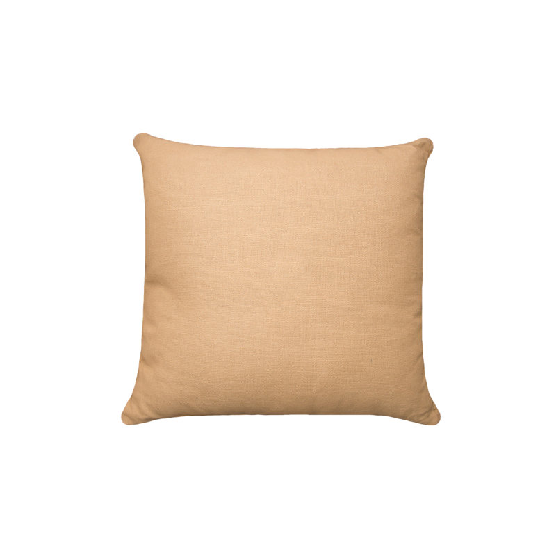 Diamond Tuck Solid Square Throw Pillow, Cornsilk