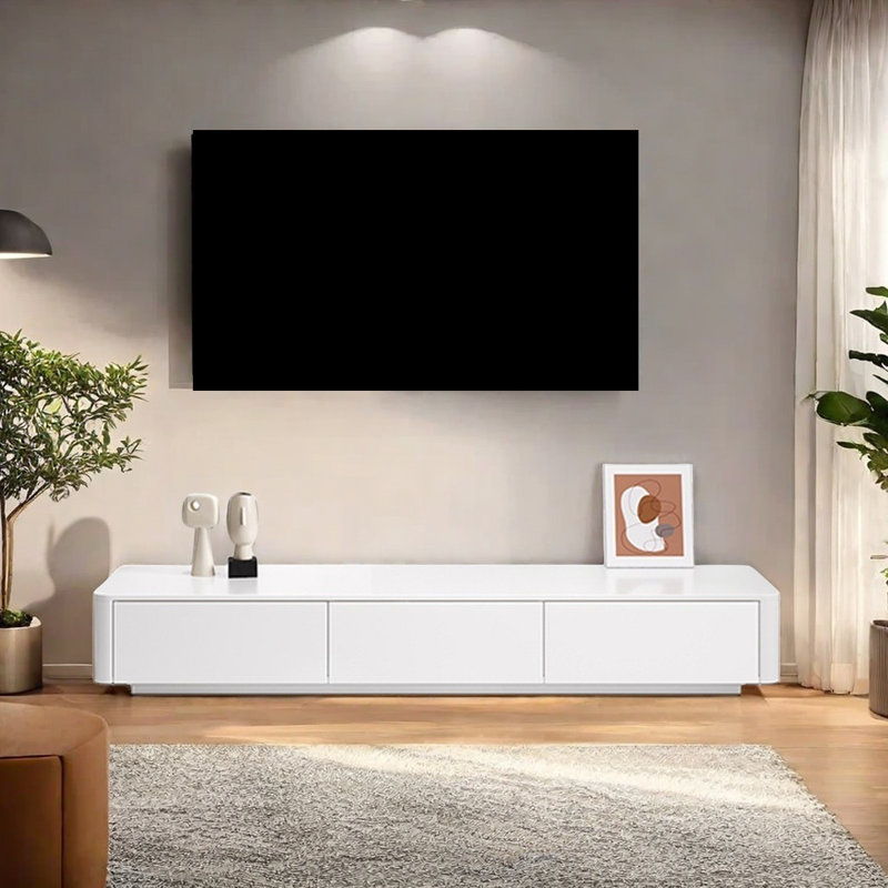 Nordic Style Wood TV Stand, 78.74"