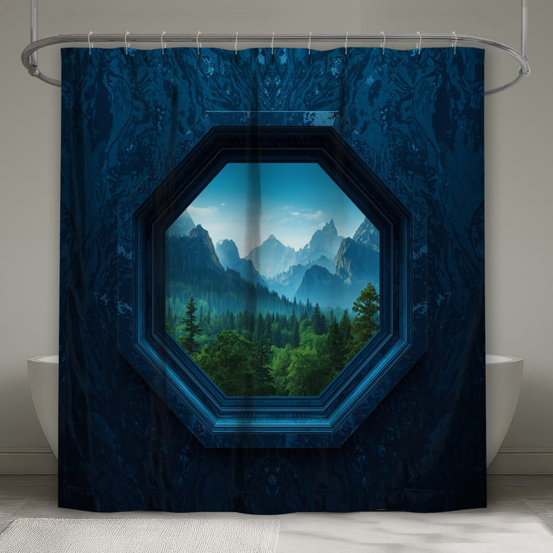 Rideaux de douche Mountain, L 70 po x H 93 po