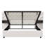 All-in-One Beige Velvet Ottoman Bed With Integrated Nightstands, Reading Lights & USB-C Charging, UK & EU Double & King-2067184264