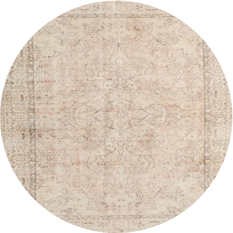 Oriental Indoor Rug, Round 4'