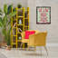 «Symmetric Daisies», art mural encadré par Floater-352621775-352621776