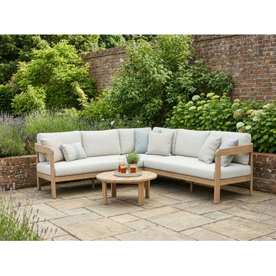 Leno Lounge Corner Set in Acacia