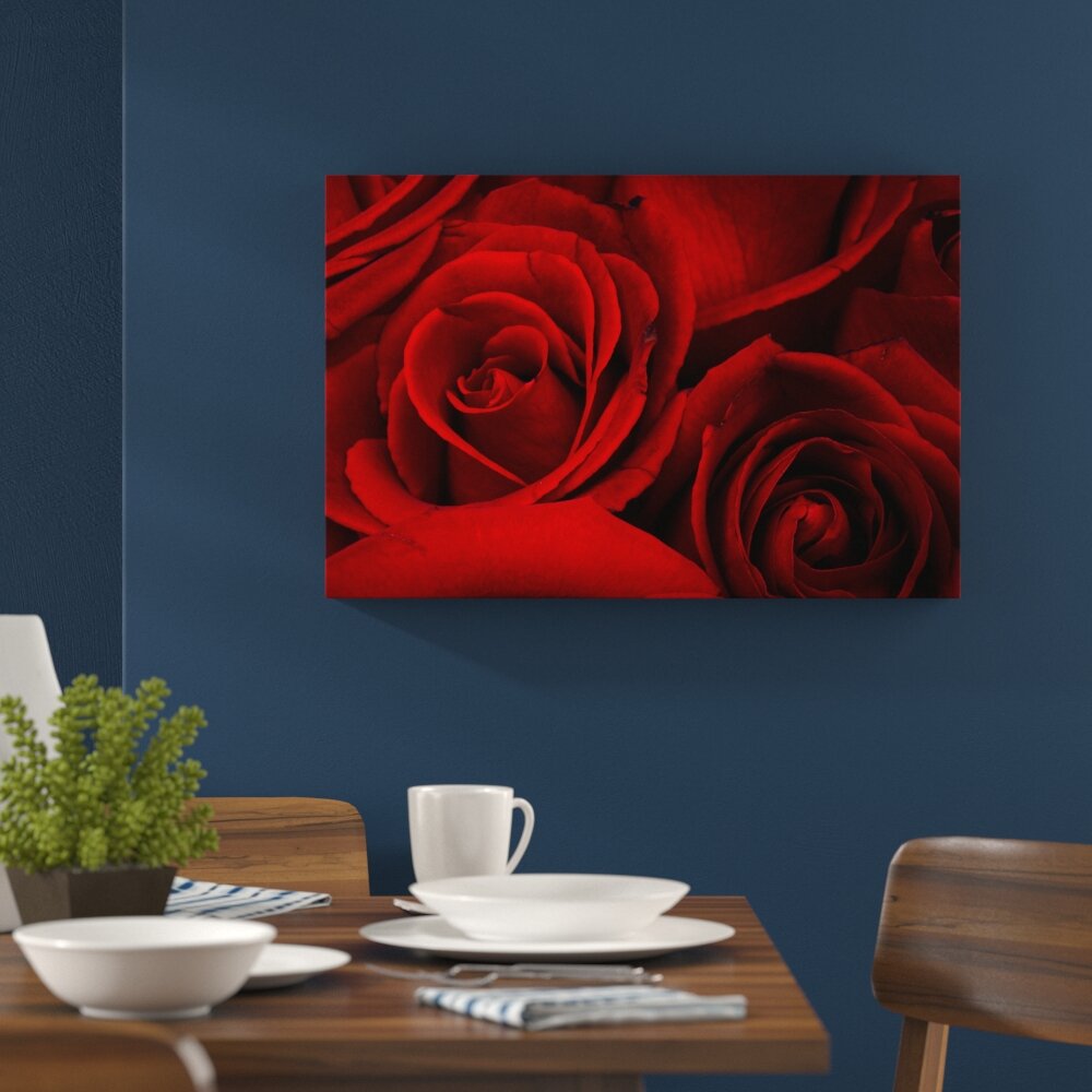 Leinwandbild „Rote Rosen", Wandbild