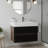 Bathroom Vanity with Engineered Quartz Sink-1628615182