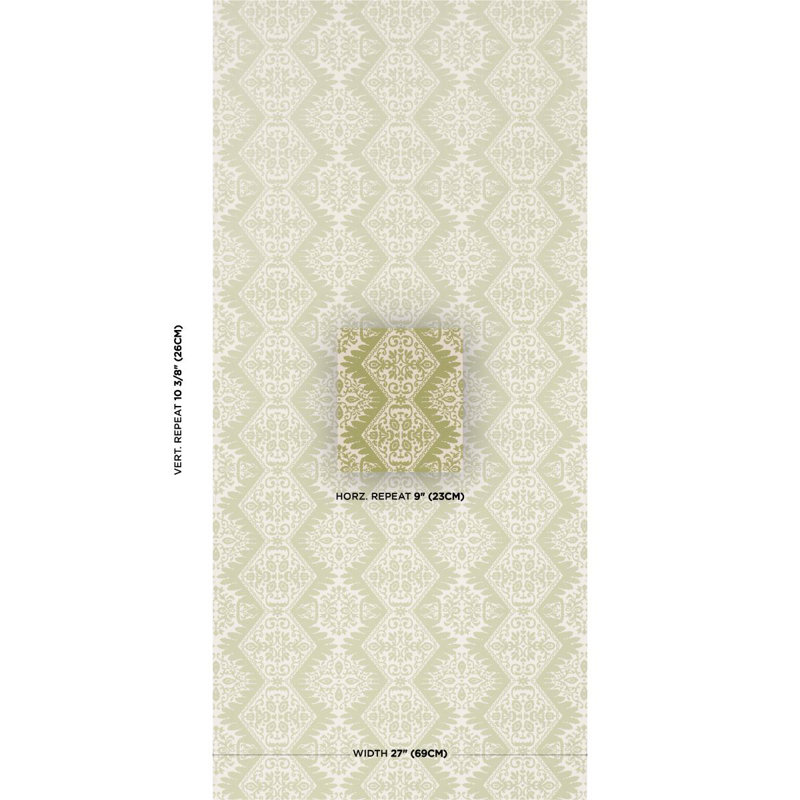Berkeley Wallpaper, Green