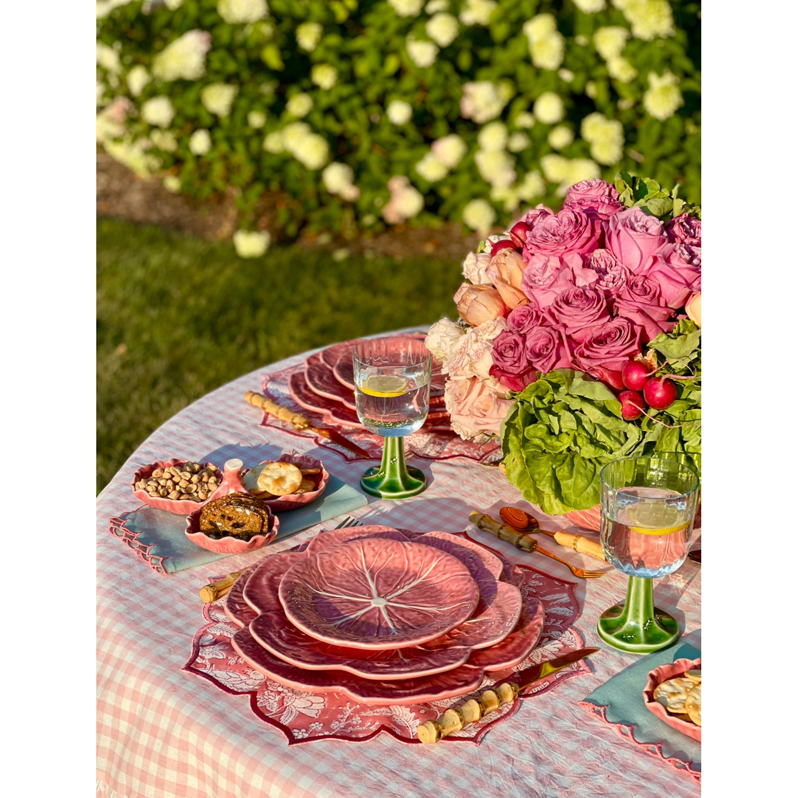 Cabbage Pink Olive Dish