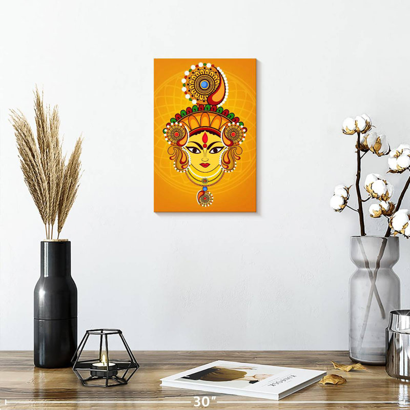 Adella Maa Durga, 12" H x 8" W