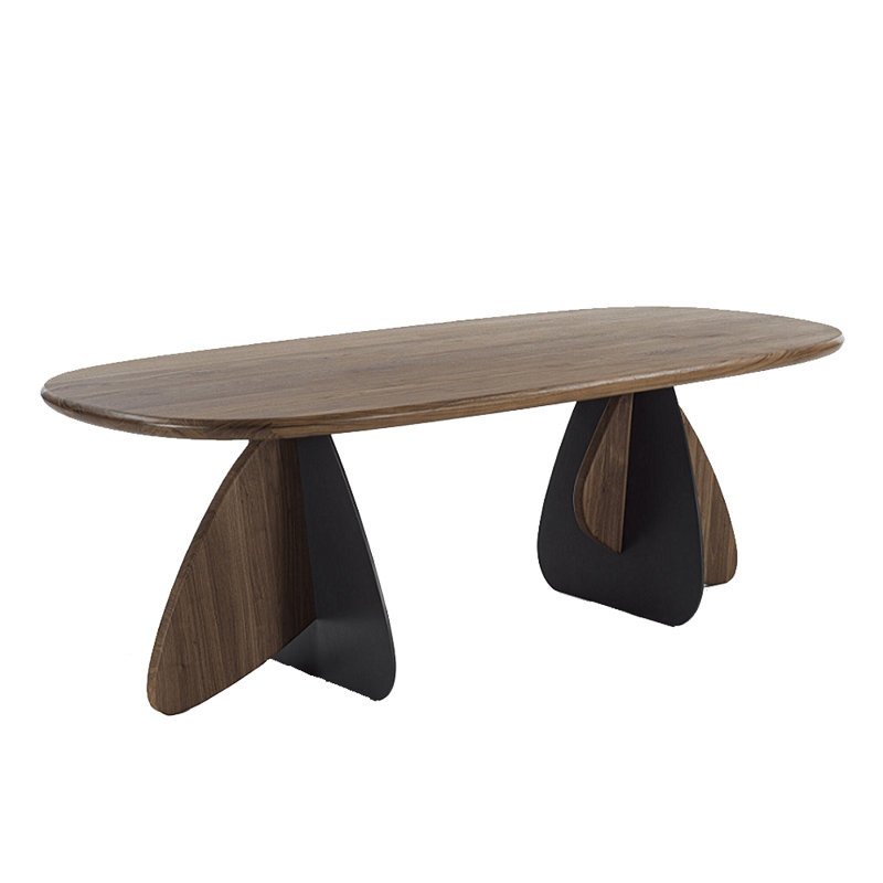 Tatianna Pine Solid Wood Dining Table, 29.5"H x 70.8"L x 31.4"W