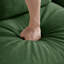 Causeuse modulaire à compression en chenille verte pour la maison