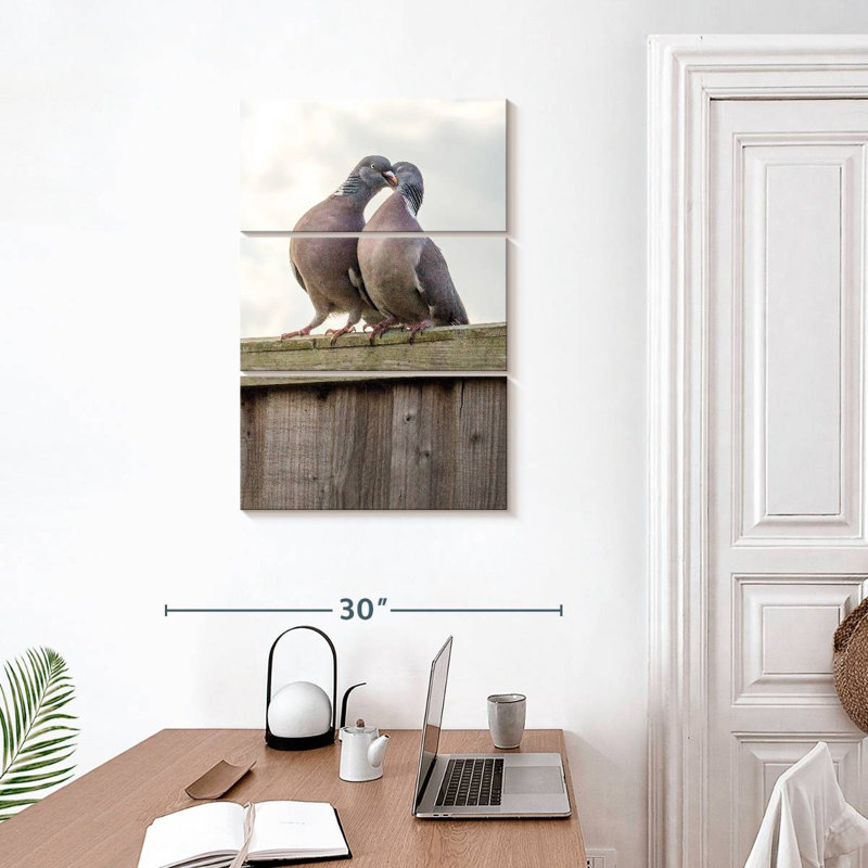 Cour de Brampt Pigeon, H 32 po x l 20 po