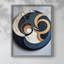 ABSTRACT Series DLV - Impression encadrée de qualité supérieure - Prêt à accrocher - Aucun clou requis-1709935902-1709935903