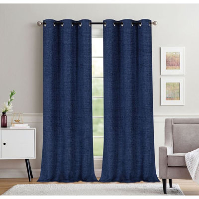 Paris Room Darkening Curtain Pair