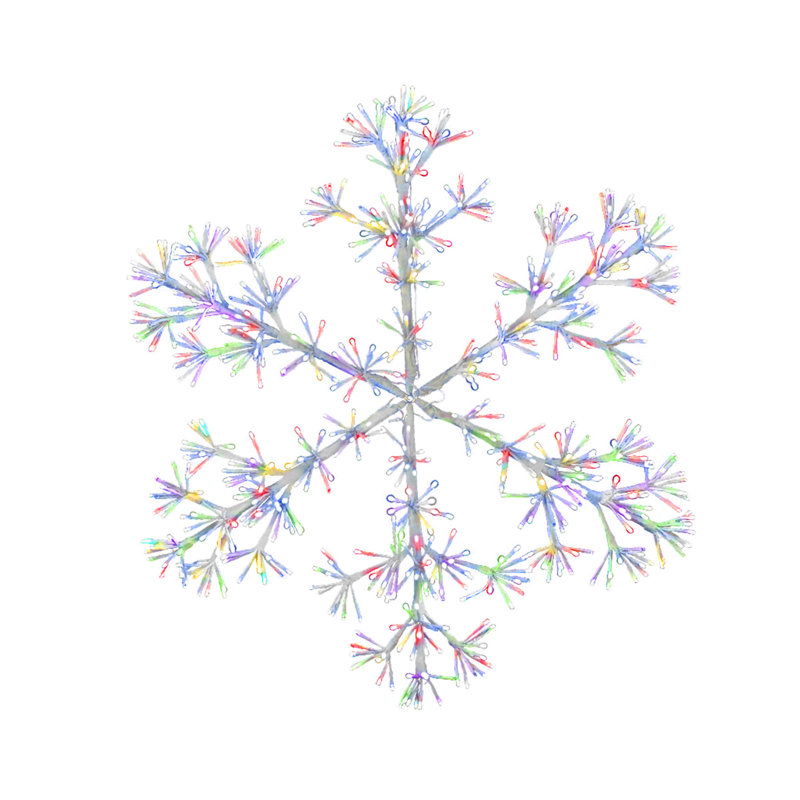 Sparkler Snowflakes LED Twinkle Lighted Window Décor