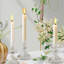 8 Piece Glass Tabletop Candelabra Set