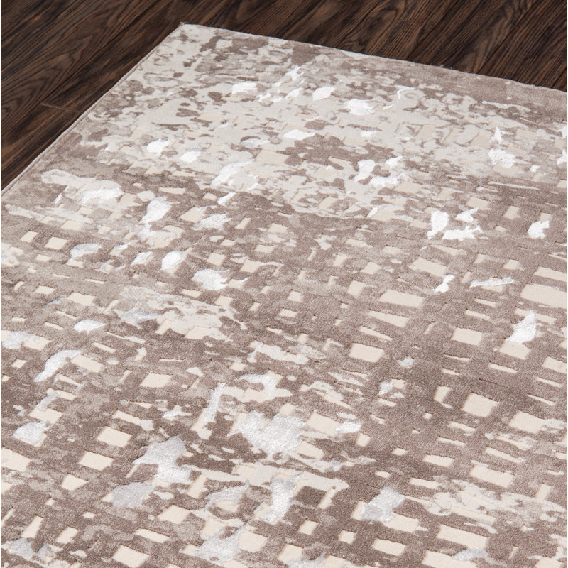 Pierce Abstract Indoor Rug, Rectangle 2' x 3'