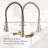 Inhouse Commercial‑Style Pull‑Down Kitchen Faucet with 3‑Function Sprayer, High‑Arc Spout & 304 Stainless Steel Body-69848375