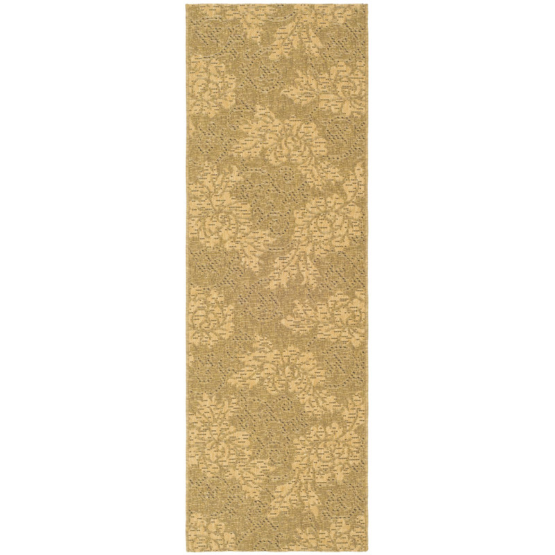 Marpain Performance Floral Indoor/Outdoor Area Rug, Runner 2'3" x 10'
