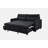Firm round Arms Sleeper Sofa 3 in 1 Convertible Sleeper Sofa Bed with Pull Out Bed-1598050035-1543752012