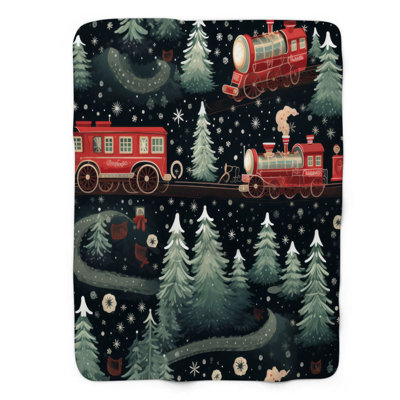Santa's Express - 1 Piece Premium Blanket